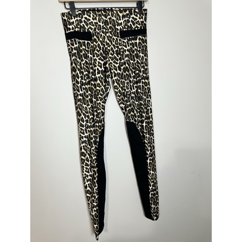 Daniela Corte 100% Silk Leopard Print Leggings - Size‎ 38 (US XS)